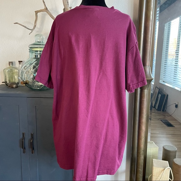Vintage Southwest Turquoise Casual TShirt Maroon Large - Picture 3 of 5